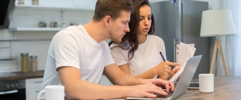 Couple looking at remortgage options to consolidate debt
